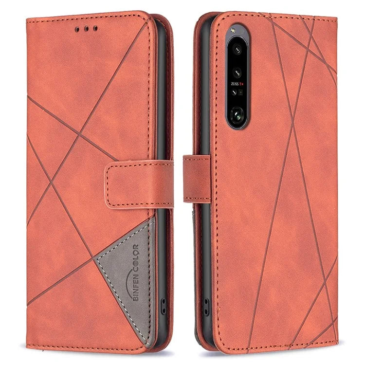BINFEN COLOR BF05 For Sony Xperia 1 VI Cell Phone Case Flip Stand Wallet Cover