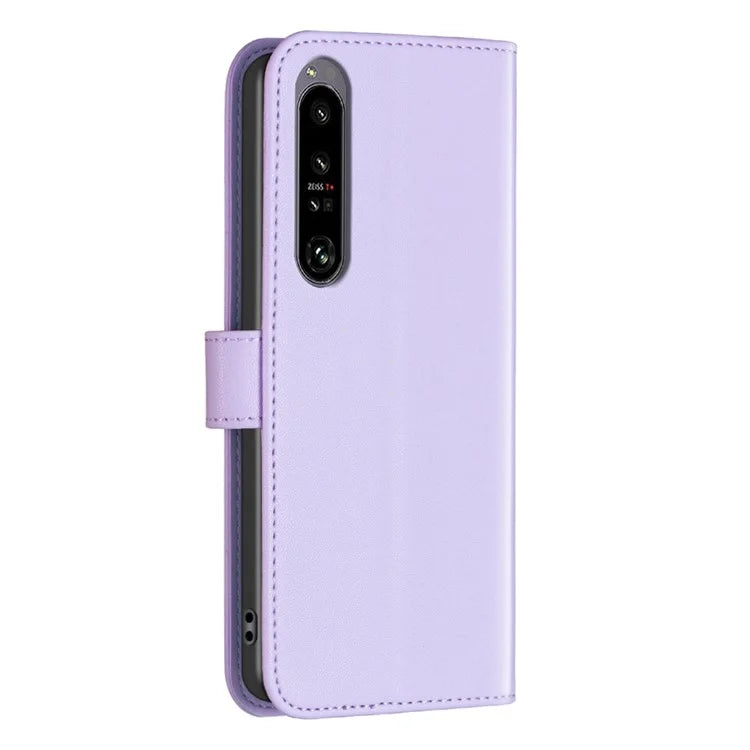 BINFEN COLOR BF17 For Sony Xperia 1 VI Magnetic Phone Case Leather Flip Stand Cover