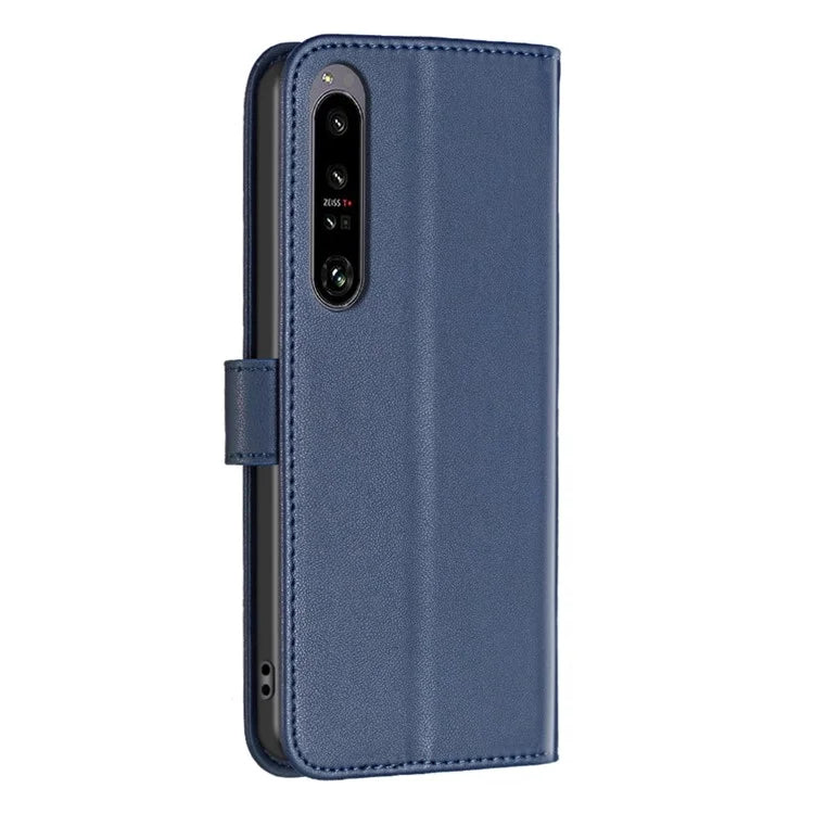 BINFEN COLOR BF17 For Sony Xperia 1 VI Magnetic Phone Case Leather Flip Stand Cover