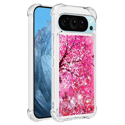 YB Quicksand Series-2 For Google Pixel 9 Case Liquid Glitter Sequins TPU Cover Pattern Printing