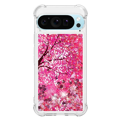 YB Quicksand Series-2 For Google Pixel 9 Case Liquid Glitter Sequins TPU Cover Pattern Printing