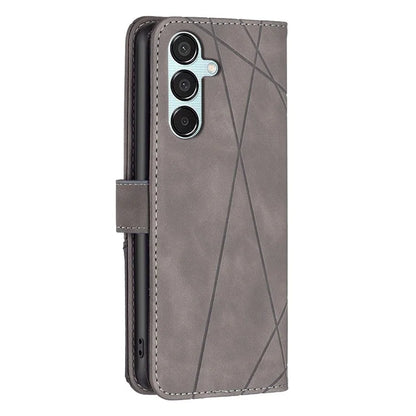 BINFEN COLOR BF05 For Samsung Galaxy M15 5G Imprinted Case PU Leather Wallet Phone Cover