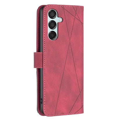BINFEN COLOR BF05 For Samsung Galaxy M15 5G Imprinted Case PU Leather Wallet Phone Cover