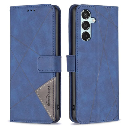 BINFEN COLOR BF05 For Samsung Galaxy M15 5G Imprinted Case PU Leather Wallet Phone Cover