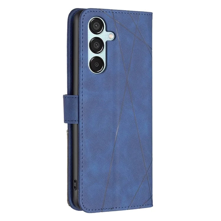 BINFEN COLOR BF05 For Samsung Galaxy M15 5G Imprinted Case PU Leather Wallet Phone Cover