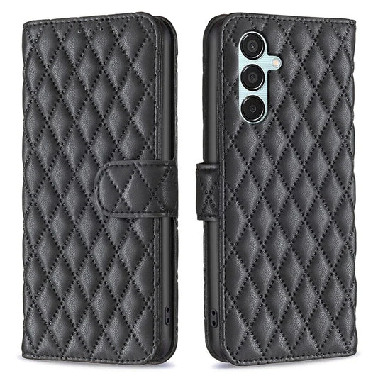 BINFEN COLOR BF Style-14 For Samsung Galaxy M15 5G Magnetic Case Leather Card Slots Phone Protector