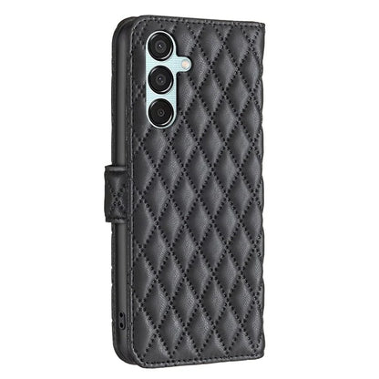 BINFEN COLOR BF Style-14 For Samsung Galaxy M15 5G Magnetic Case Leather Card Slots Phone Protector