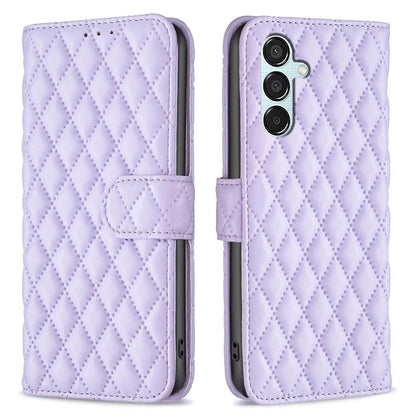 BINFEN COLOR BF Style-14 For Samsung Galaxy M15 5G Magnetic Case Leather Card Slots Phone Protector