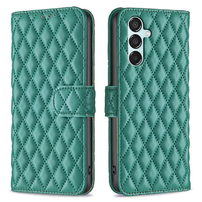 BINFEN COLOR BF Style-14 For Samsung Galaxy M15 5G Magnetic Case Leather Card Slots Phone Protector