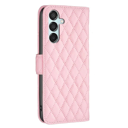 BINFEN COLOR BF Style-14 For Samsung Galaxy M15 5G Magnetic Case Leather Card Slots Phone Protector