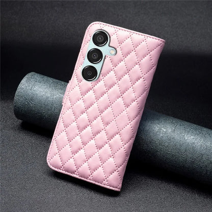 BINFEN COLOR BF Style-14 For Samsung Galaxy M15 5G Magnetic Case Leather Card Slots Phone Protector