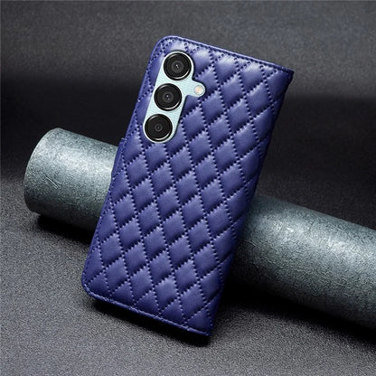 BINFEN COLOR BF Style-14 For Samsung Galaxy M15 5G Magnetic Case Leather Card Slots Phone Protector