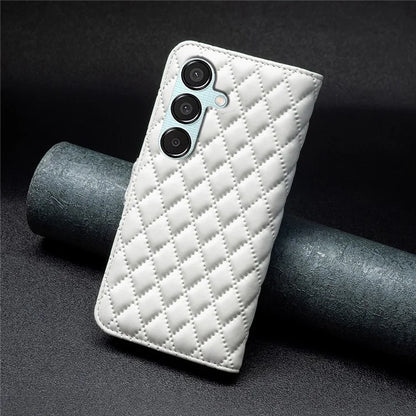 BINFEN COLOR BF Style-14 For Samsung Galaxy M15 5G Magnetic Case Leather Card Slots Phone Protector