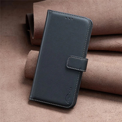 BINFEN COLOR BF17 For Samsung Galaxy M15 5G Case Magnetic Closing Drop-proof Phone Wallet Cover