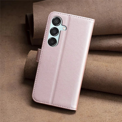 BINFEN COLOR BF17 For Samsung Galaxy M15 5G Case Magnetic Closing Drop-proof Phone Wallet Cover
