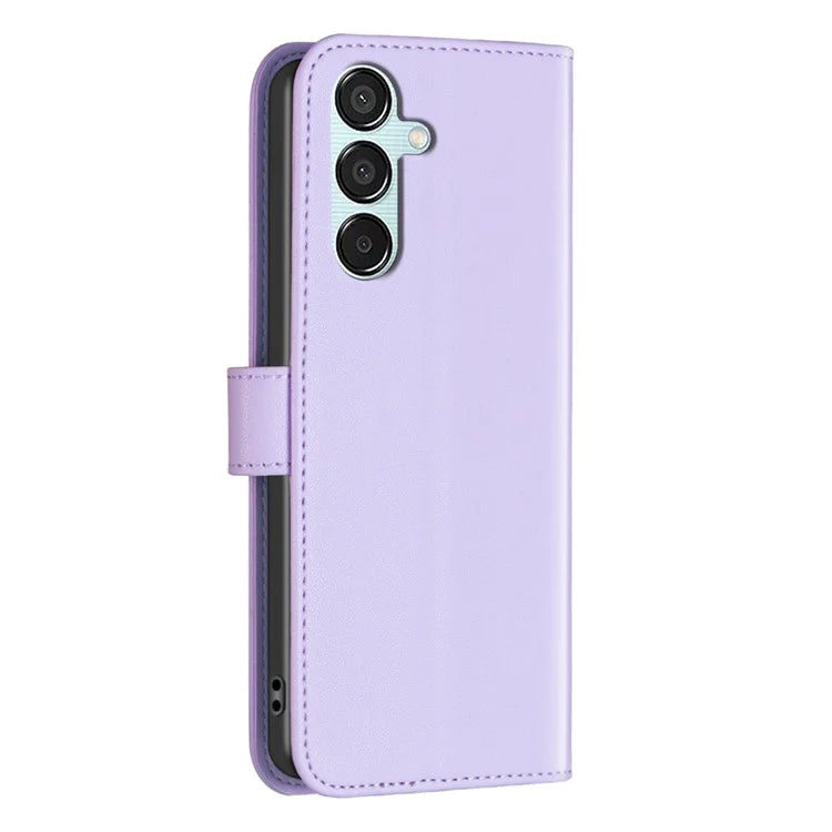 BINFEN COLOR BF17 For Samsung Galaxy M15 5G Case Magnetic Closing Drop-proof Phone Wallet Cover