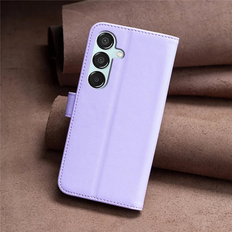 BINFEN COLOR BF17 For Samsung Galaxy M15 5G Case Magnetic Closing Drop-proof Phone Wallet Cover