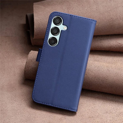 BINFEN COLOR BF17 For Samsung Galaxy M15 5G Case Magnetic Closing Drop-proof Phone Wallet Cover
