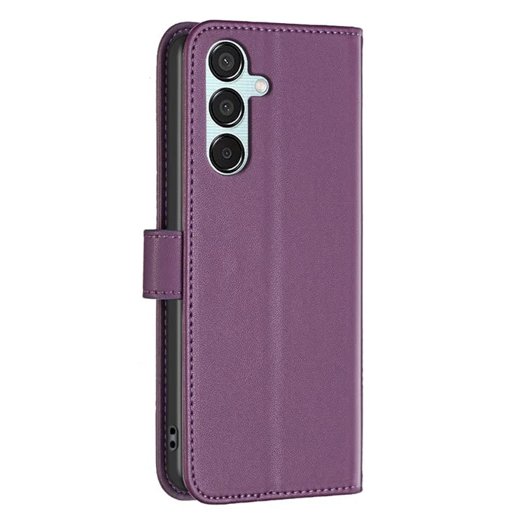 BINFEN COLOR BF17 For Samsung Galaxy M15 5G Case Magnetic Closing Drop-proof Phone Wallet Cover