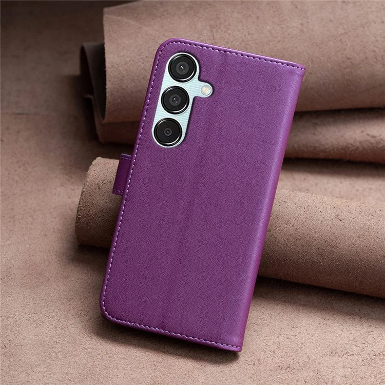 BINFEN COLOR BF17 For Samsung Galaxy M15 5G Case Magnetic Closing Drop-proof Phone Wallet Cover