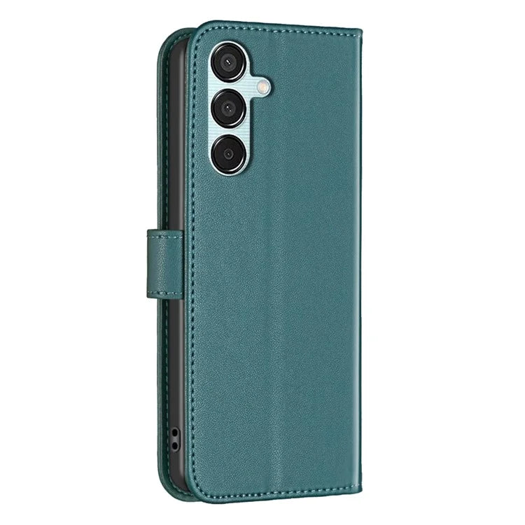 BINFEN COLOR BF17 For Samsung Galaxy M15 5G Case Magnetic Closing Drop-proof Phone Wallet Cover
