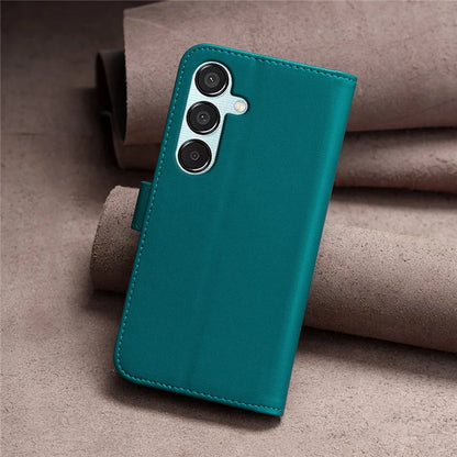BINFEN COLOR BF17 For Samsung Galaxy M15 5G Case Magnetic Closing Drop-proof Phone Wallet Cover