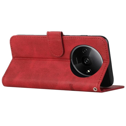 For Xiaomi Redmi A3 Case Calf Texture Leather Wallet Phone Cover with Folio Stand