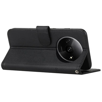 For Xiaomi Redmi A3 Case Calf Texture Leather Wallet Phone Cover with Folio Stand