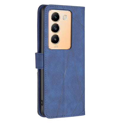 BINFEN COLOR BF05 For vivo Y200e 5G Wallet Case Geometric Imprinted Cell Phone Cover
