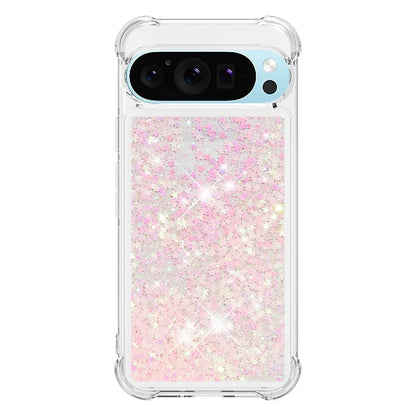 YB Quicksand Series-1 For Google Pixel 9 Case Sequins Liquid Protective TPU Phone Cover