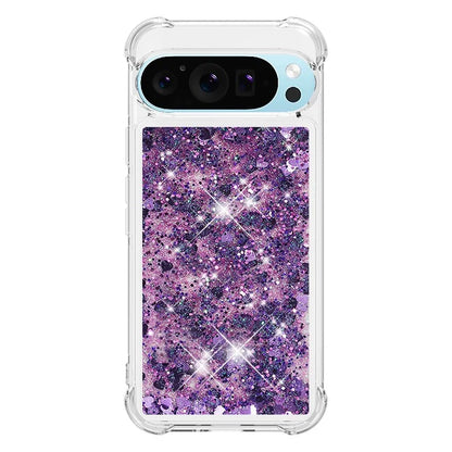 YB Quicksand Series-1 For Google Pixel 9 Case Sequins Liquid Protective TPU Phone Cover