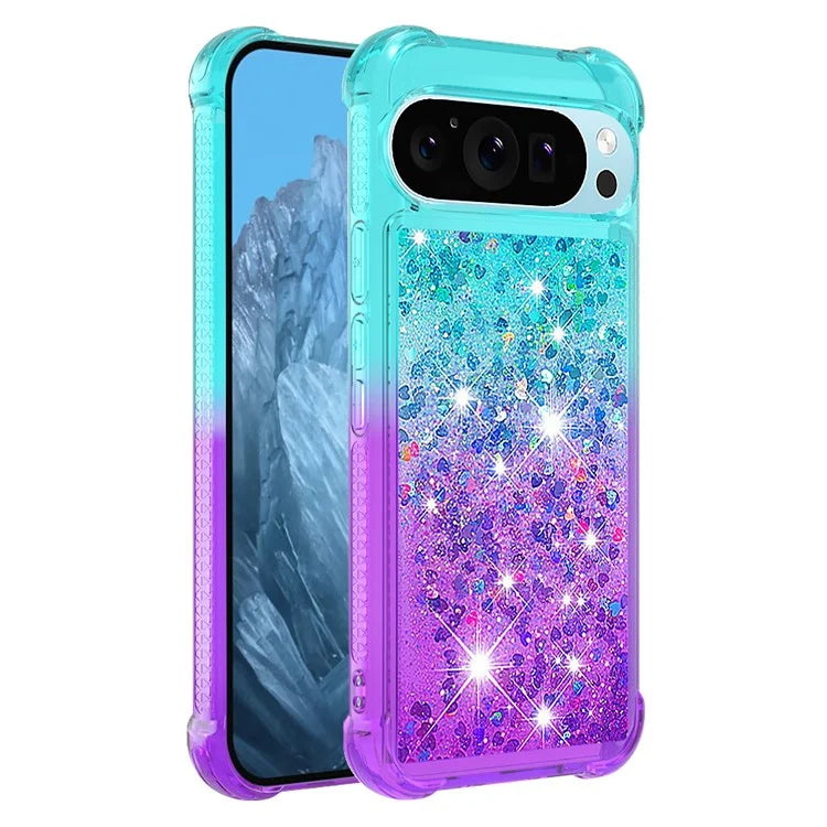 YB Quicksand Series-3 for Google Pixel 9 Case Quicksand Gradient TPU Phone Cover