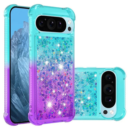 YB Quicksand Series-3 for Google Pixel 9 Case Quicksand Gradient TPU Phone Cover