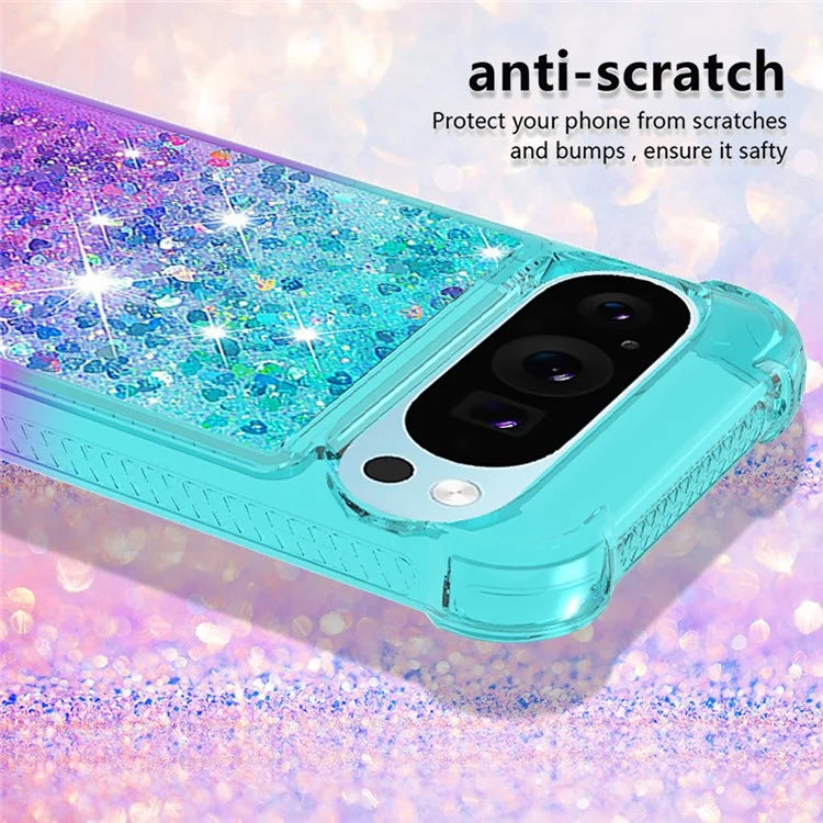 YB Quicksand Series-3 for Google Pixel 9 Case Quicksand Gradient TPU Phone Cover