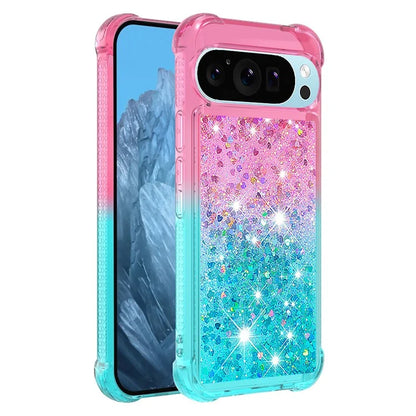 YB Quicksand Series-3 for Google Pixel 9 Case Quicksand Gradient TPU Phone Cover