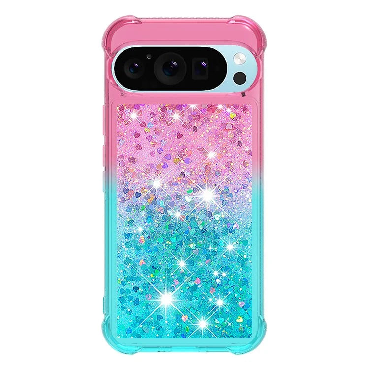 YB Quicksand Series-3 for Google Pixel 9 Case Quicksand Gradient TPU Phone Cover