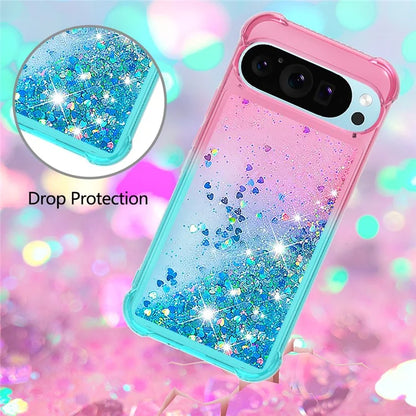 YB Quicksand Series-3 for Google Pixel 9 Case Quicksand Gradient TPU Phone Cover