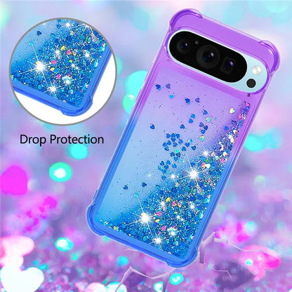 YB Quicksand Series-3 for Google Pixel 9 Case Quicksand Gradient TPU Phone Cover