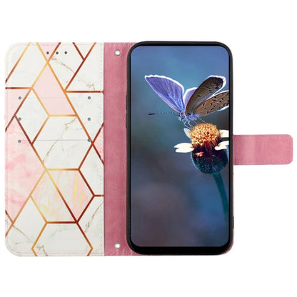 YB Pattern Printing Leather Series-6 For Google Pixel 9 Pro Wallet Phone Case with Shoulder Strap
