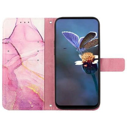 YB Pattern Printing Leather Series-6 For Google Pixel 9 Pro Wallet Phone Case with Shoulder Strap