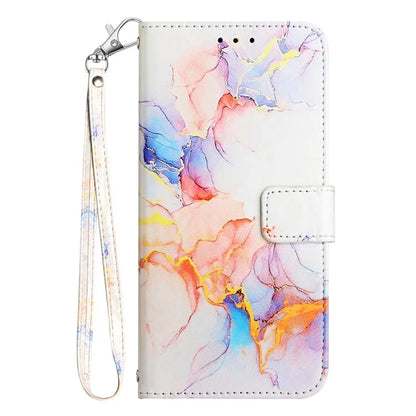 YB Pattern Printing Leather Series-5 For Google Pixel 9 Case Wallet Stand Phone Cover Marble Pattern