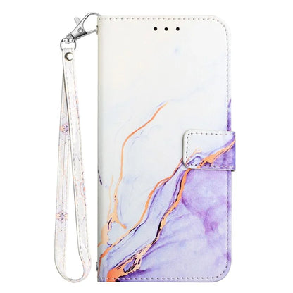 YB Pattern Printing Leather Series-5 For Google Pixel 9 Case Wallet Stand Phone Cover Marble Pattern