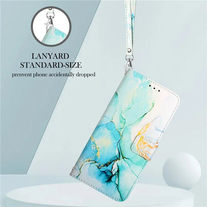 YB Pattern Printing Leather Series-5 For Google Pixel 9 Case Wallet Stand Phone Cover Marble Pattern