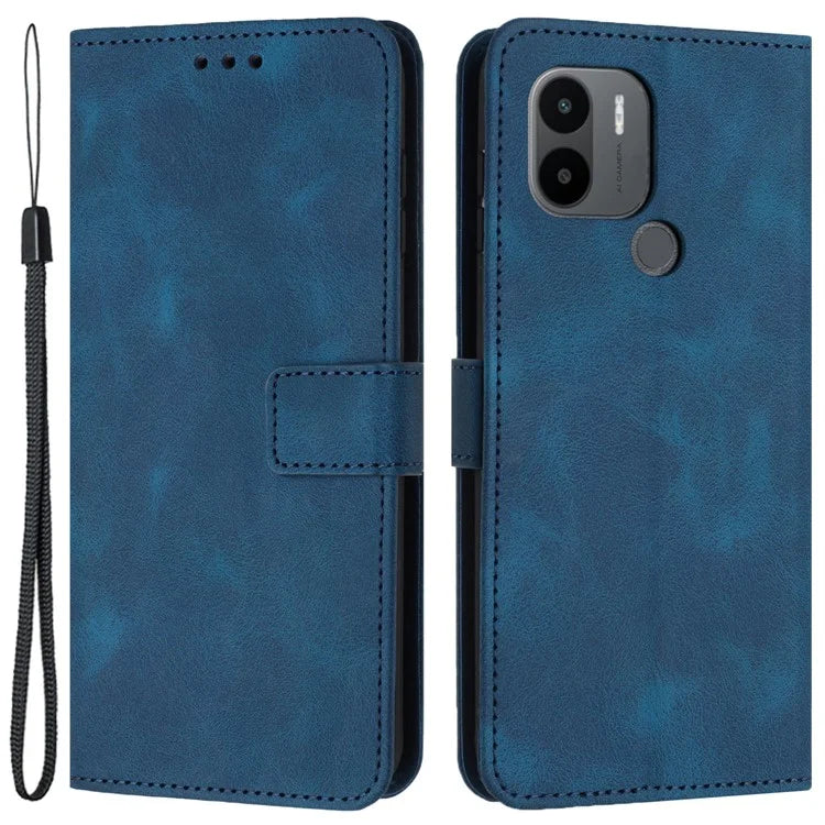 For Xiaomi Redmi A1+ 4G / A2+ 4G / Poco C50 4G Case Skin Feel Leather Wallet Phone Cover
