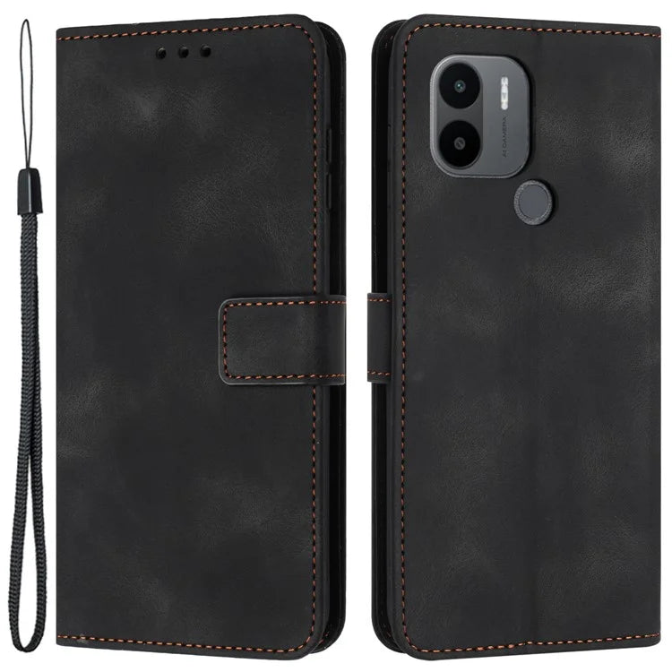 For Xiaomi Redmi A1+ 4G / A2+ 4G / Poco C50 4G Case Skin Feel Leather Wallet Phone Cover