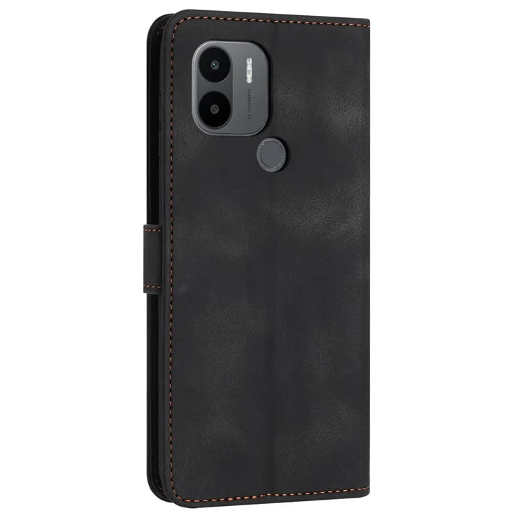 For Xiaomi Redmi A1+ 4G / A2+ 4G / Poco C50 4G Case Skin Feel Leather Wallet Phone Cover