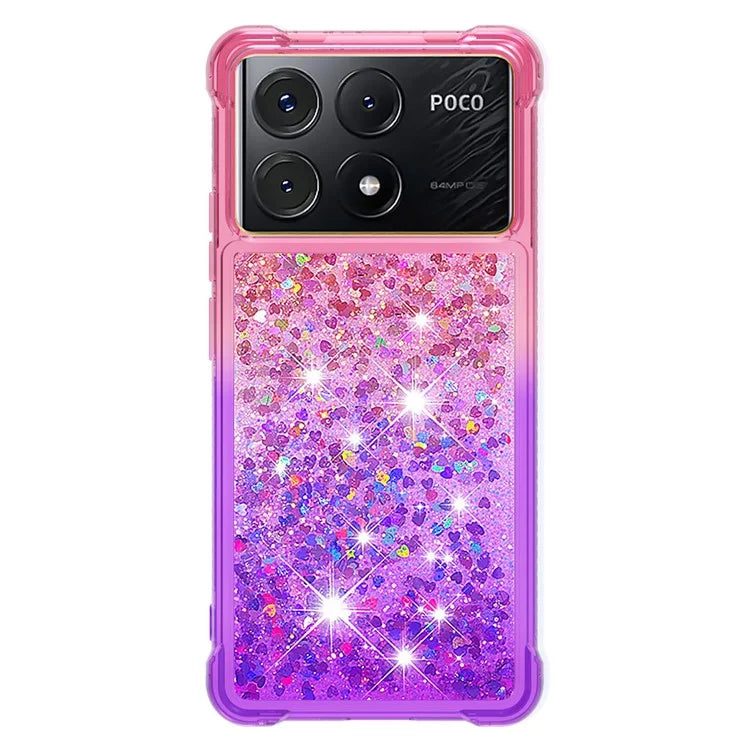 YB Quicksand Series-3 for Xiaomi Poco X6 Pro 5G / Redmi K70E 5G TPU Case Gradient Phone Cover