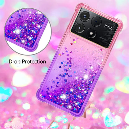 YB Quicksand Series-3 for Xiaomi Poco X6 Pro 5G / Redmi K70E 5G TPU Case Gradient Phone Cover