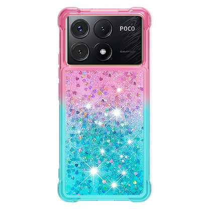 YB Quicksand Series-3 for Xiaomi Poco X6 Pro 5G / Redmi K70E 5G TPU Case Gradient Phone Cover