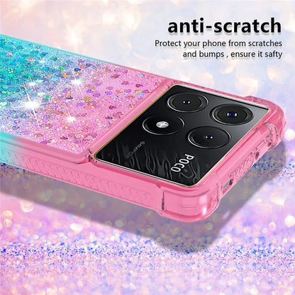 YB Quicksand Series-3 for Xiaomi Poco X6 Pro 5G / Redmi K70E 5G TPU Case Gradient Phone Cover